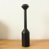 Black Wooden Candle Holders