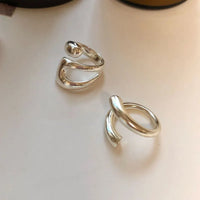 Fluid Sterling Silver Ring Set