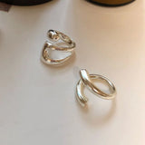 Fluid Sterling Silver Ring Set