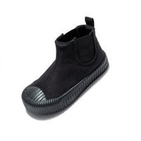 Canvas Rubber Sole Boots