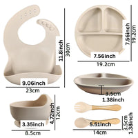 Silicone Baby Dinnerware Set