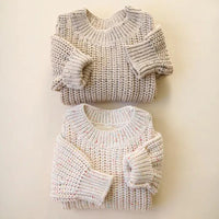 Speckled Neutral Knit Jumper