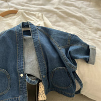 Kimono Tie Denim Jacket