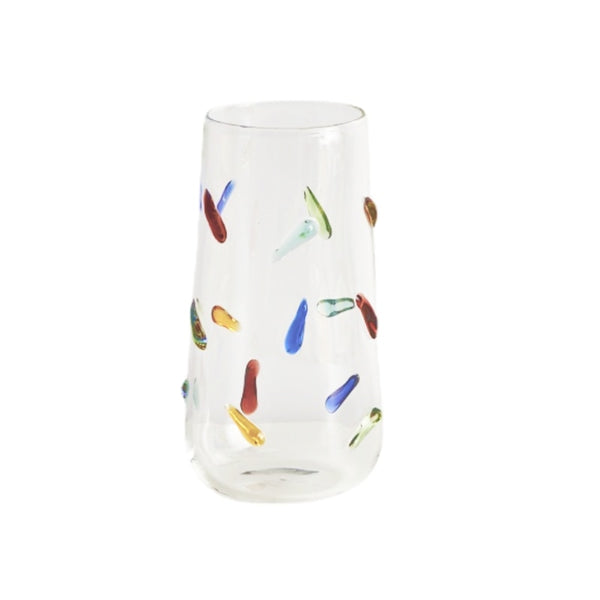 Abstract Patterned Tumbler Glass