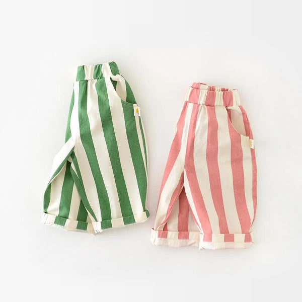 Candy Stripe Loose Trousers
