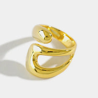 Fluid Sterling Silver Ring Set