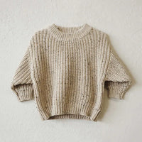 Speckled Neutral Knit Jumper