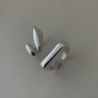 Sterling Silver Polished Cuff Rings