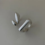 Sterling Silver Polished Cuff Rings