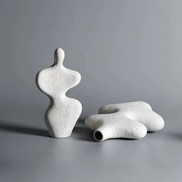 Scandi Abstract Wave Vase & Sculpture