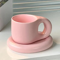 Chubby Mug & Saucer