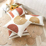 Half Circle Tufted Cushion Cover