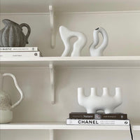 Nordic White Ceramic Candle Holders