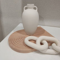Ceramic White Bottle Vase