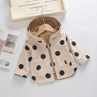 Reversible Polka Dot Windbreaker Jacket