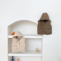Quilted Baby Gilet & Bonnet
