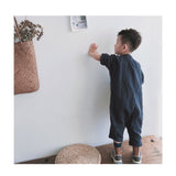 Linen Blend Unisex Overalls