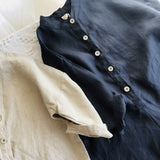 Linen Blend Unisex Overalls
