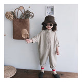 Linen Blend Unisex Overalls
