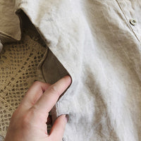 Linen Blend Unisex Overalls