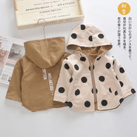Reversible Polka Dot Windbreaker Jacket