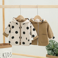 Reversible Polka Dot Windbreaker Jacket