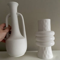 Elongated Handle Vase