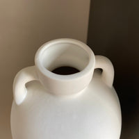 Ceramic White Bottle Vase
