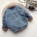 Plush Lined Denim Jacket