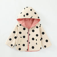 Reversible Polka Dot Windbreaker Jacket