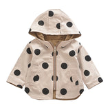 Reversible Polka Dot Windbreaker Jacket