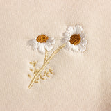 Embroidered Daisy Tracksuit Set