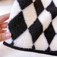 Black Popper Harlequin Fleece Jacket