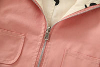 Reversible Polka Dot Windbreaker Jacket