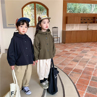 Lightweight Unisex Hooded Boxy Jacket