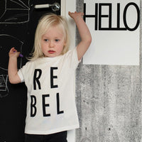 Rebel Print Kids Tee