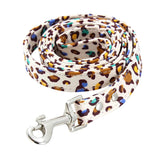 Leopard Print Dog Collar & Lead