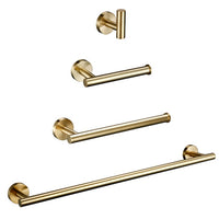Brushed Gold Stainless Steel Bathroom Accessories