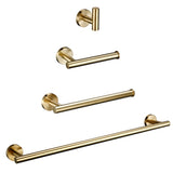 Brushed Gold Stainless Steel Bathroom Accessories