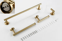 Brushed Gold Stainless Steel Bathroom Accessories