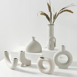 Off White Ceramic Vase