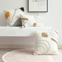 Arlo Abstract Tufted Cushion Cover