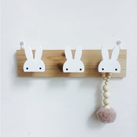 Nordic Decorative Wooden Hook Plaque