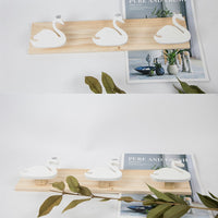 Nordic Decorative Wooden Hook Plaque