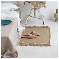 Natural jute runner rug