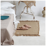 Natural jute runner rug