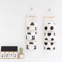 Monochrome Hanging 3 Pocket Storage