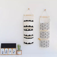 Monochrome Hanging 3 Pocket Storage