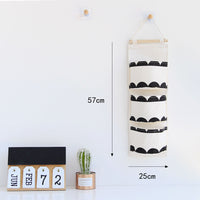 Monochrome Hanging 3 Pocket Storage