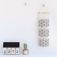 Monochrome Hanging 3 Pocket Storage